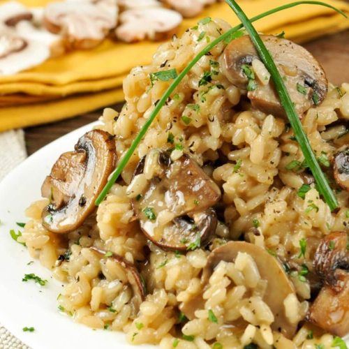 Risotto fungi restaurante italiano SpaghettiHouse Salou